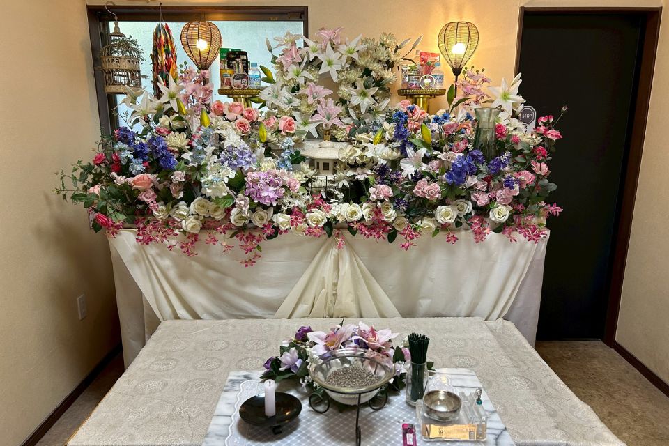 「動物苑 柏大島田」の花祭壇